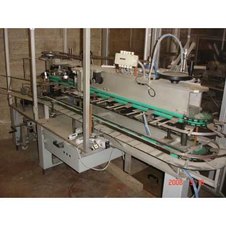 Used Kalix continous cartoner model CP 40 second-hand cosmetic and pharmaceutical industrial equipment
