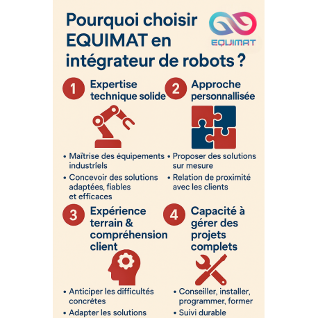 RI - Concepteur et intégrateur en solutions de robotique industrielle