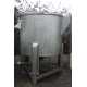 Used stainless steel storage tank 1000L second-hand cosmetic and pharmaceutical industrial equipment front view