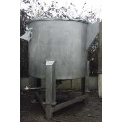 4128 - 1000L stainless steel storage tank