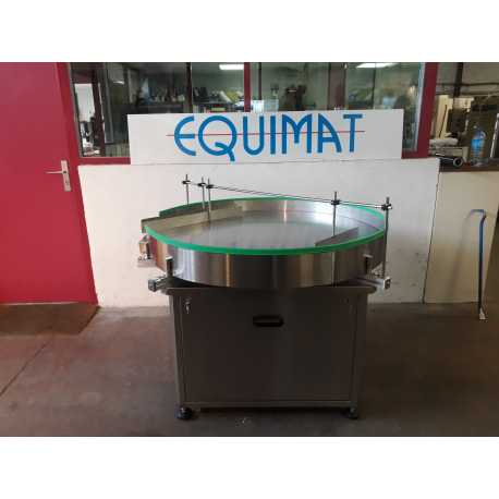 Distribution table mounted on casters - New cosmetic and pharmaceutical industrial equipment